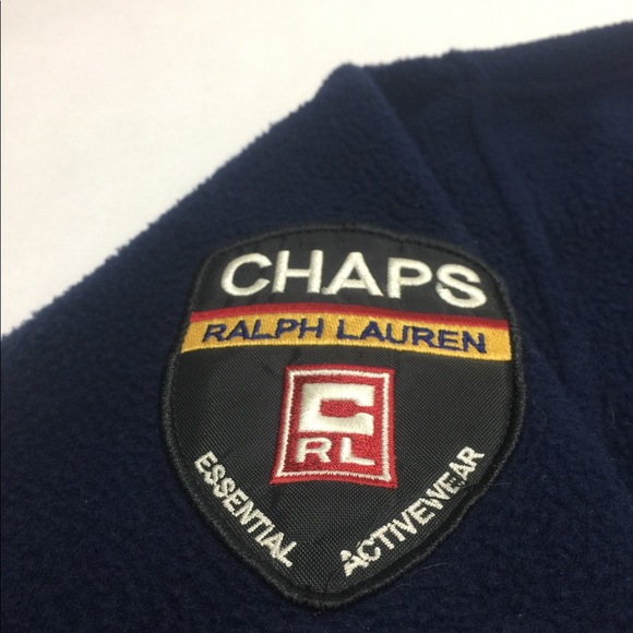 Sold❌90s Ralph Lauren fleece jacket L Chaps - Picture 3 of 8